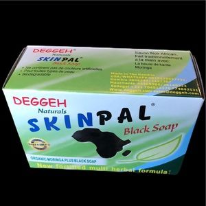 Deggeh SKINPAL organic Moringa herbal black soap